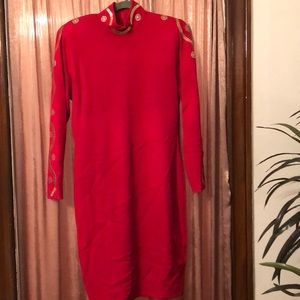 St John Red Formal Dress.Price firm